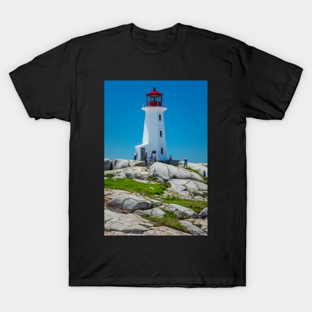 Peggy's Cove Lighthouse T-Shirt by kenmo